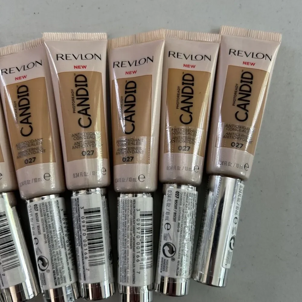 Revlon PhotoReady Candid Antioxidant Concealer 027 Biscuit .34oz Lot of 9 NEW